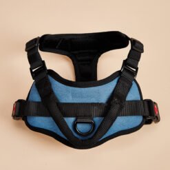 No Pull Dog Harness Reflective Adjustable Soft Padded Pet Vest Harness - Light blue, S