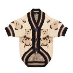 Dog Sweaters Are Cute Bear Pattern Dog Clothes For Puppies, Warm Dog Coats For Winter, Chihuahua Dog Clothing, And Lightweight Sweaters For Pet Cats In Autumn - Beige, L