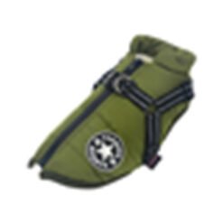 Large Pet Dog Jackets Winter Warm Dogs Clothes  Coats - Green, M