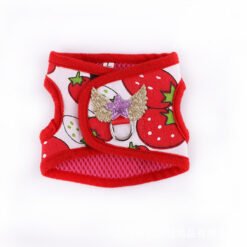 Vest-style chest strap - Red, L