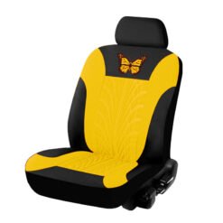Car Seat Covers For Auto SUV Truck Van 4 9Pcs Universal Protectors 4 Colors Hot - Yellow single seat 2piece set