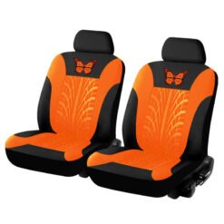 Car Seat Covers For Auto SUV Truck Van 4 9Pcs Universal Protectors 4 Colors Hot - Orange 4piece set
