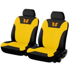 Car Seat Covers For Auto SUV Truck Van 4 9Pcs Universal Protectors 4 Colors Hot - Yellow 4piece set