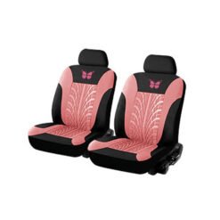 Car Seat Covers For Auto SUV Truck Van 4 9Pcs Universal Protectors 4 Colors Hot - Pink 4piece set