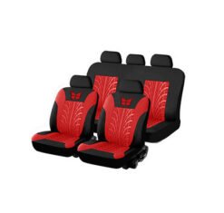 Car Seat Covers For Auto SUV Truck Van 4 9Pcs Universal Protectors 4 Colors Hot - Red 9piece set