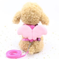 Cute Angel Pet Dog Leashes - Pink, M