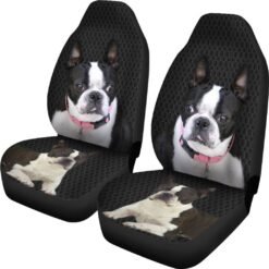 Alternative view of Seat Covers Car Front Row Two Packs Full Of Printed Animals