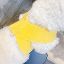 INS Dog Leash Chest Strap Cotton Woven Pet Pull Rope - Yellow, M