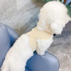 INS Dog Leash Chest Strap Cotton Woven Pet Pull Rope - Beige, M