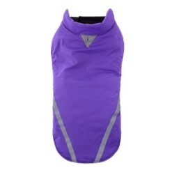 Jackets large dog pet clothing - Purple, XXL