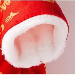 Alternative view of Autumn And Winter Dog New Year's Festive Tang Suits, Cat New Year's Clothing, Teddy Warm Four-legged Cotton Jackets, Pet Dog Clothes