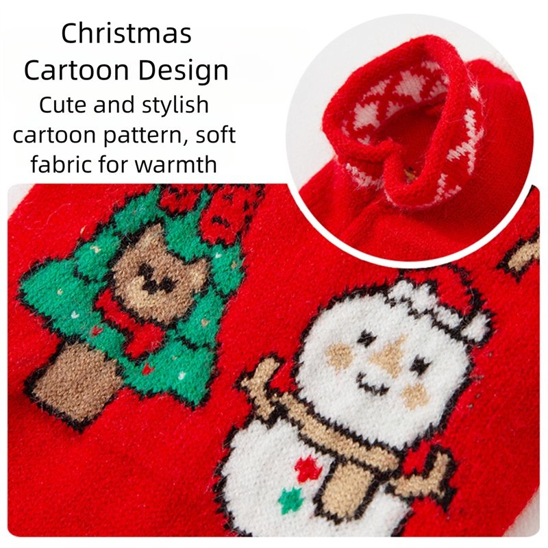 Autumn And Winter Dog Knitted Sweaters, Happy Little Dogs, Prosperous New Year Sweaters, Teddy Bichon Frises, Cat Pet Warm Clothes - Image 10
