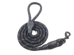Training-Rope-Belt Leashes - Black, 5m