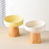 Cat Ceramic Bowl Puppy Dogs Food Water Dish Bowls Pet Elevated Canned Snacks Dining Plate Cats Small Dogs Feeding Supplies