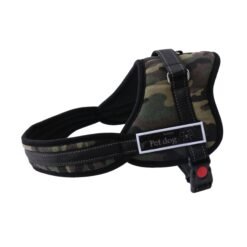 Medium And Large Pet Leash Dog Chest Harness, Outdoor Anti-lost Pet Supplies - Camouflage army green, M