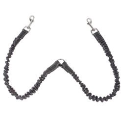 Dogs With One Tow Two Leashes Pets Double Heads - Black, S