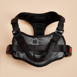 No Pull Dog Harness Reflective Adjustable Soft Padded Pet Vest Harness - Camouflage black, XL