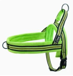 No Pull Dog Harness Leash Large Dog Pet Vest Padded Strap - Green, M