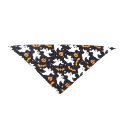 Halloween Dogs And Cats Pet Print Scarf - Style 24, Hem