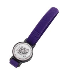 Creative Personality QR Code Anti-lost Dog Collar - Purple