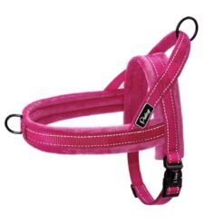 No Pull Dog Harness Leash Large Dog Pet Vest Padded Strap - Pink, S