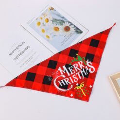 Halloween Dogs And Cats Pet Print Scarf - Style 1, Hem