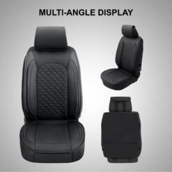 Alternative view of Elantrip Front Car Seat Covers Leather,Non-Slip,Waterproof,Suitable for Most Cars,Suvs,Black