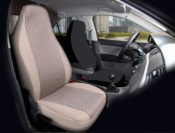 Alternative view of Auto Drive 1pc Atlanta Tan Seat Cover-Universal Fit, Assembled Product-2202SC262
