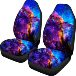 Womens Premium Car Seat Covers Front Seats Only 2pcs Set Floral Design Saddle Blanket Universal Bucket Seat Cover Fit fo