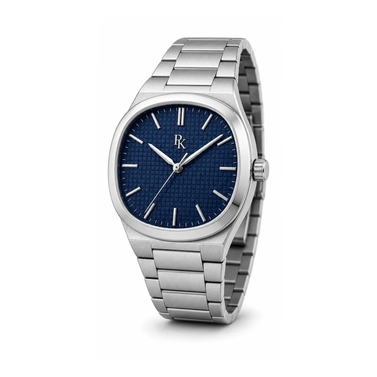 rk-ech-40-blu-stl-strap Bita Swissy Echelon 40mm Blue Integrated Bracelet Watch - Image 5