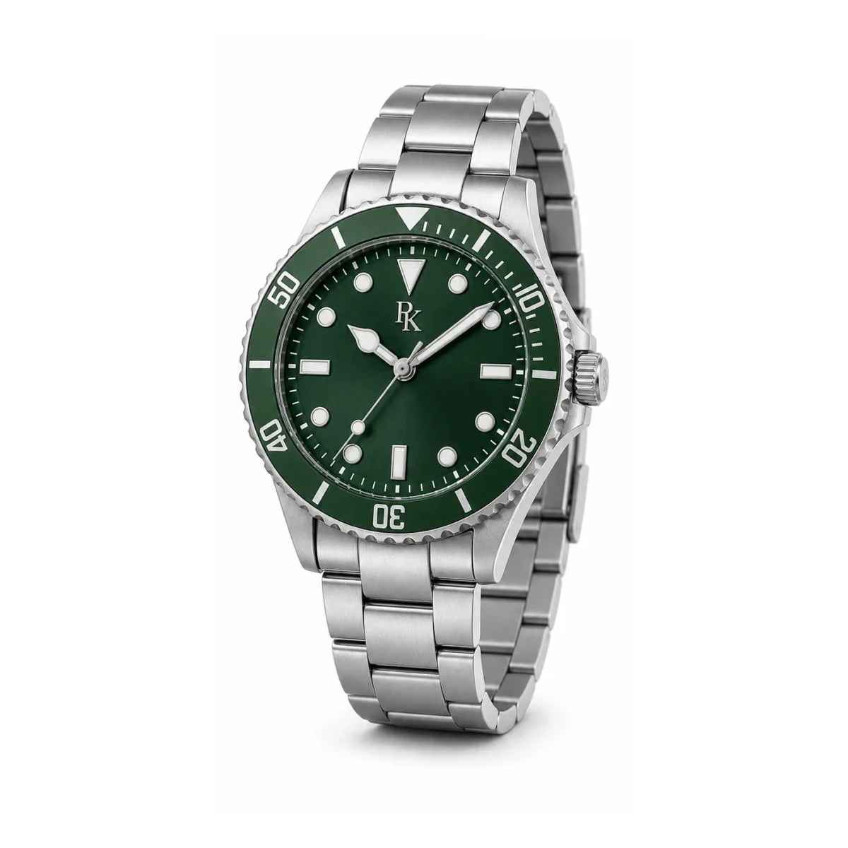 rk-mrn-41-grn-stl-main Bita Swissy Mariner 41mm Green Steel Sport Watch