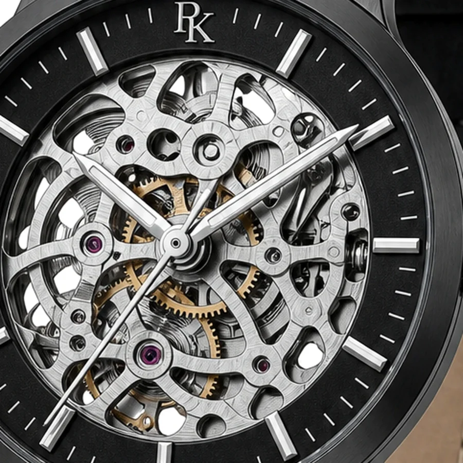 rk-vlt-42-blk-skl-macro-dial Bita Swissy Vault 42mm Black Skeleton Watch - Image 6