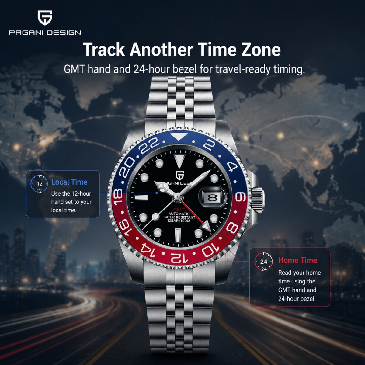 2026 new pagani design luxury men mechanical watches stainless steel gmt watch top brand sapphire glass men watch reloj hombre 2026 new pagani design luxury men mechanical watches stainless steel gmt watch top brand sapphire glass men watch reloj hombre