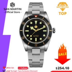san martin new 40mm bb58 retro luxury diver watch nh35 automatic mechanical watches for men sapphire luminous 20bar reloj sn0008