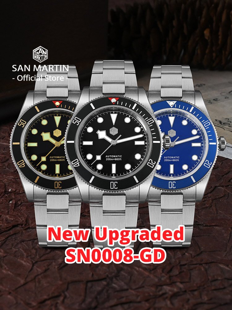 san martin new 40mm bb58 retro luxury diver watch nh35 automatic mechanical watches for men sapphire luminous 20bar reloj sn0008 san martin new 40mm bb58 retro luxury diver watch nh35 automatic mechanical watches for men sapphire luminous 20bar reloj sn0008