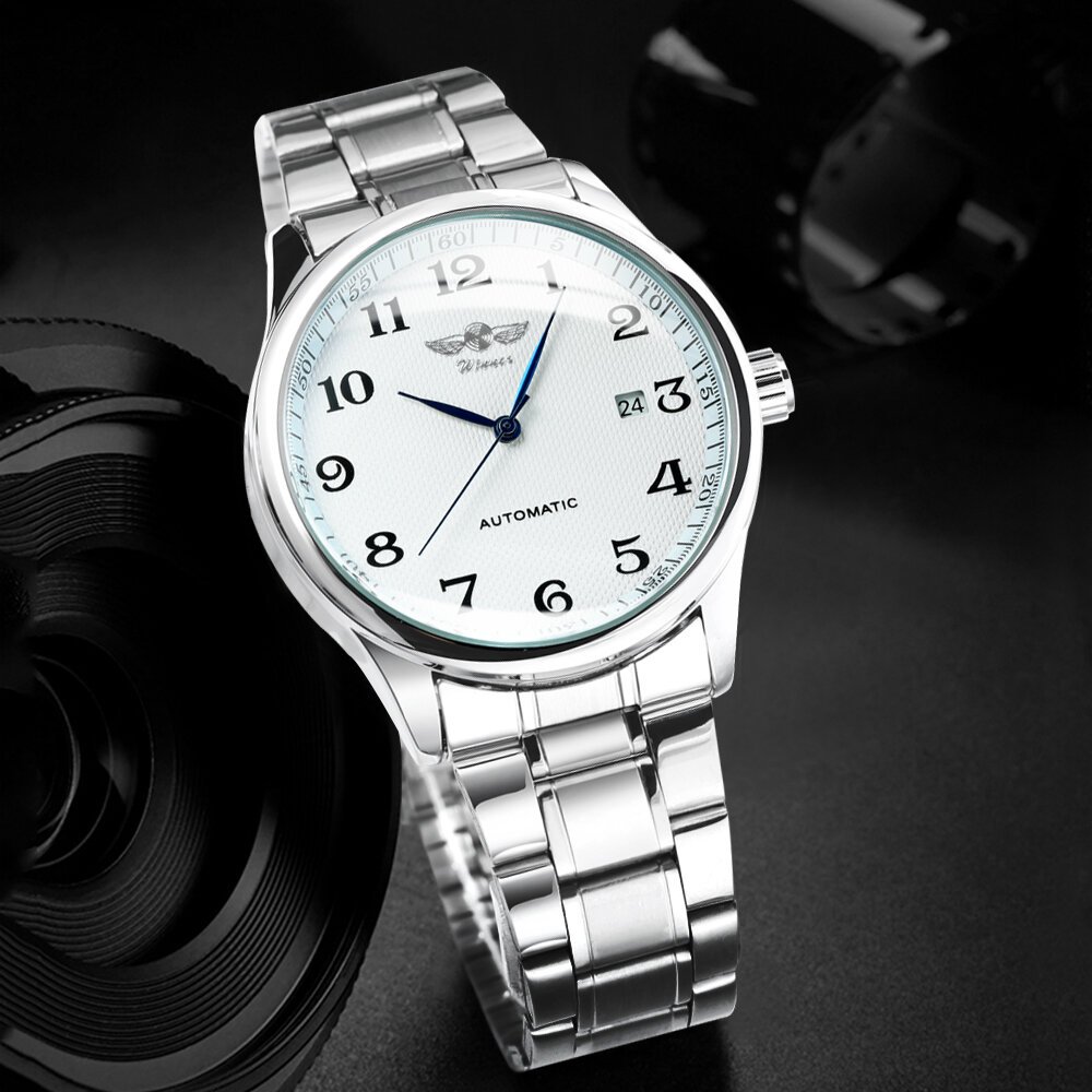 winner fashion business watch for men calendar classic retro automatic mechanical watches top brand luxury steel leather strap winner fashion business watch for men calendar classic retro automatic mechanical watches top brand luxury steel leather strap