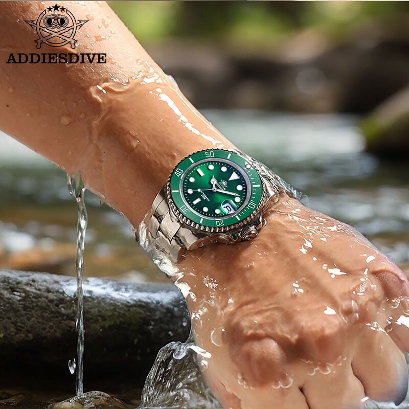 addiesdive luxury men's automatic watch 8215 mechanical watch bgw9 luminous sapphire glass diver's watch men analog watch ad2503 addiesdive luxury men's automatic watch 8215 mechanical watch bgw9 luminous sapphire glass diver's watch men analog watch ad2503