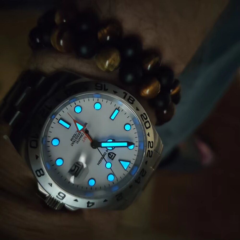 pagani design vintage 42mm gmt men's watch pd1682 automatic mechanical timepiece sapphire stainless steel 100m waterproof retro pagani design vintage 42mm gmt men's watch pd1682 automatic mechanical timepiece sapphire stainless steel 100m waterproof retro