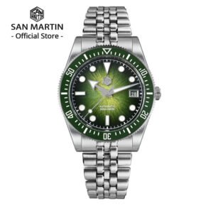 san martin 37.5mm 40mm men diver watch miyota 9015 enamel dial luxury automatic mechanical wristwatch waterproof 200m sn0148