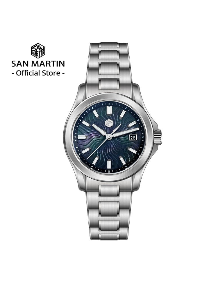 san martin official 39mm guilloche mop dial gada watch miyota 9015 luxury men's automatic mechanical watches 10 atm reloj sn0150 san martin official 39mm guilloche mop dial gada watch miyota 9015 luxury men's automatic mechanical watches 10 atm reloj sn0150