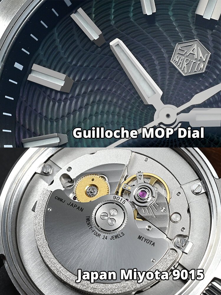 san martin official 39mm guilloche mop dial gada watch miyota 9015 luxury men's automatic mechanical watches 10 atm reloj sn0150 san martin official 39mm guilloche mop dial gada watch miyota 9015 luxury men's automatic mechanical watches 10 atm reloj sn0150