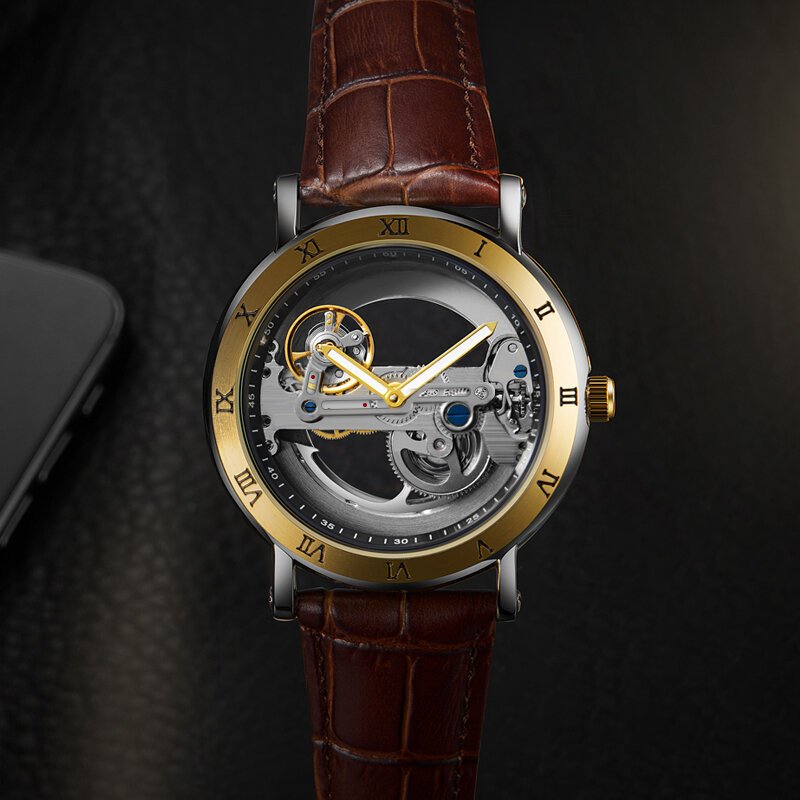 watch men automatic watch luxury watch man mechanical wristwatch skeleton design waterproof leather strap male watch reloj hombr watch men automatic watch luxury watch man mechanical wristwatch skeleton design waterproof leather strap male watch reloj hombr