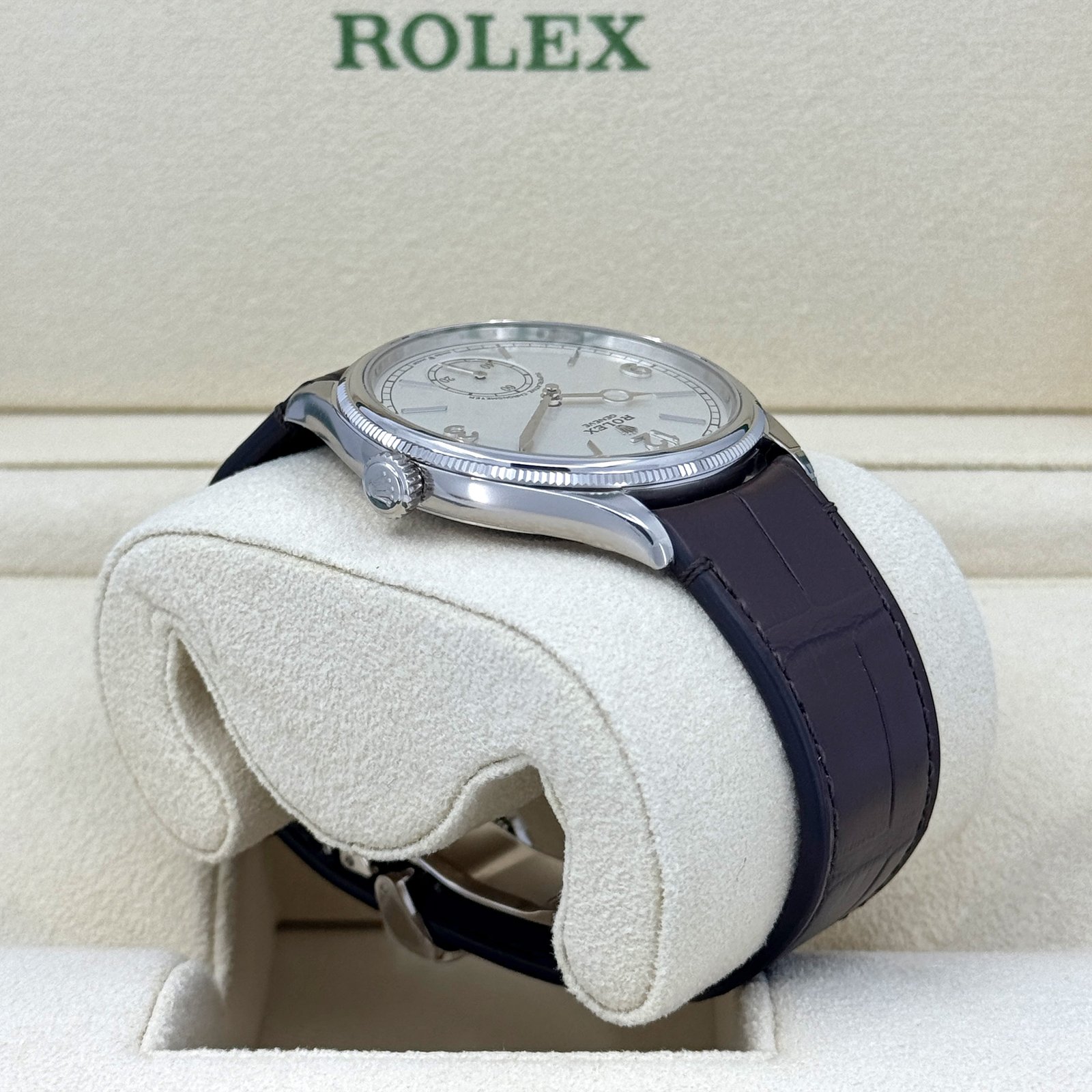 rolex perpetual 1908, 39mm, 18k white gold, ref# 52509 0006 rolex perpetual 1908, 39mm, 18k white gold, ref# 52509 0006