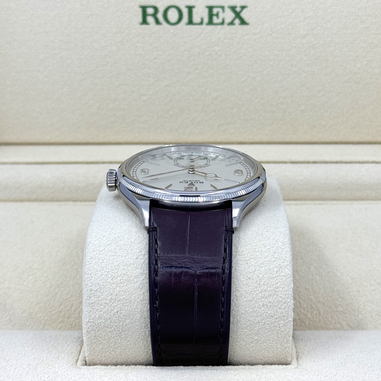 rolex perpetual 1908, 39mm, 18k white gold, ref# 52509 0006 rolex perpetual 1908, 39mm, 18k white gold, ref# 52509 0006