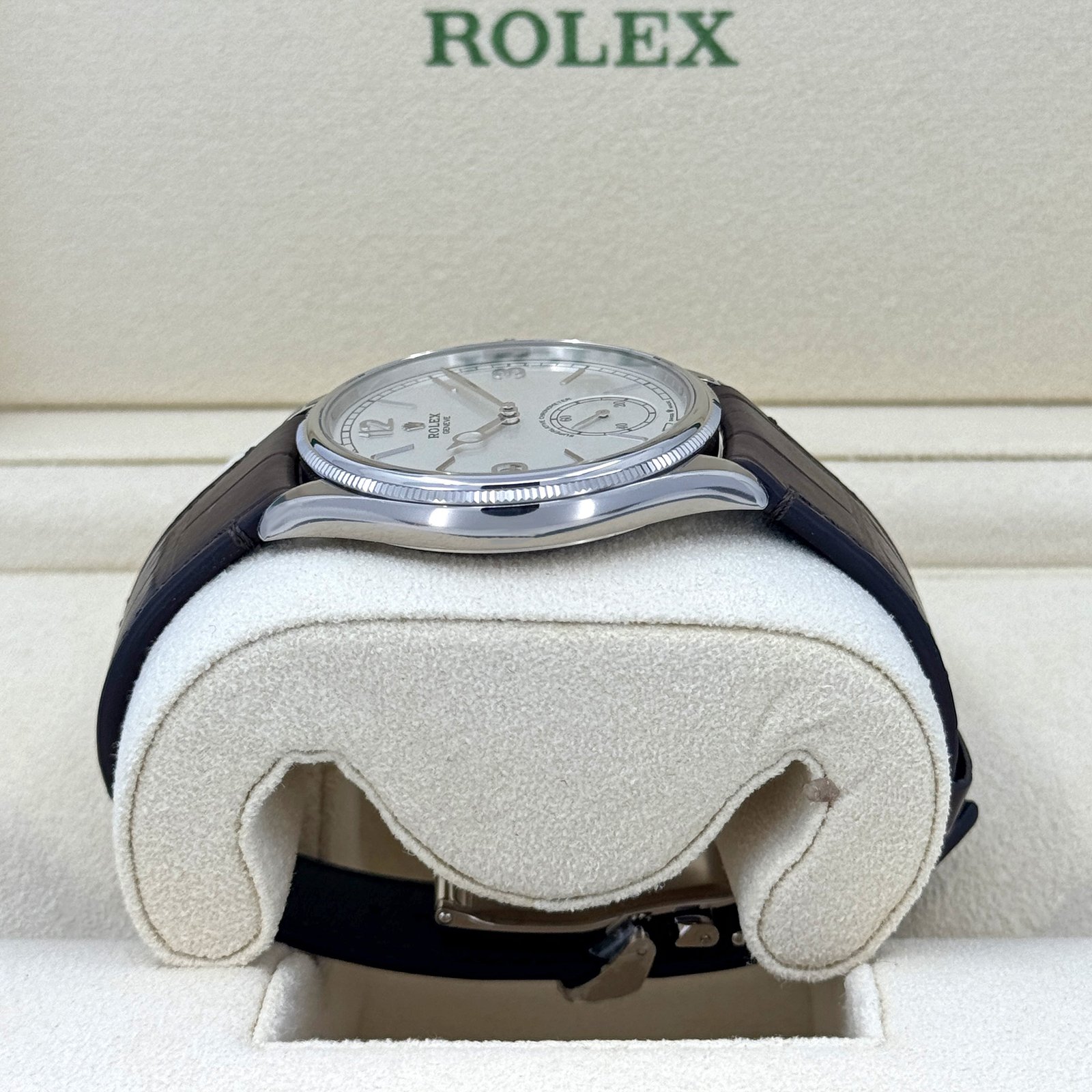 rolex perpetual 1908, 39mm, 18k white gold, ref# 52509 0006 rolex perpetual 1908, 39mm, 18k white gold, ref# 52509 0006