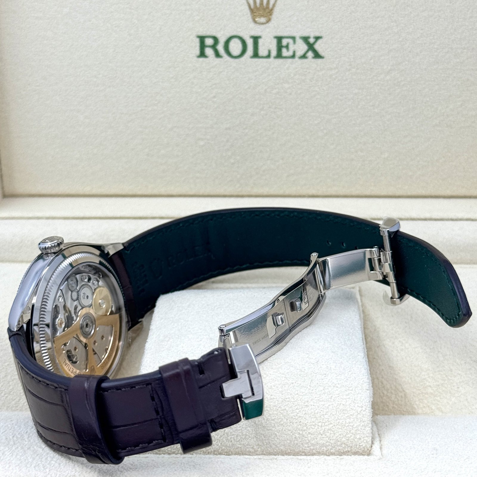 rolex perpetual 1908, 39mm, 18k white gold, ref# 52509 0006 rolex perpetual 1908, 39mm, 18k white gold, ref# 52509 0006