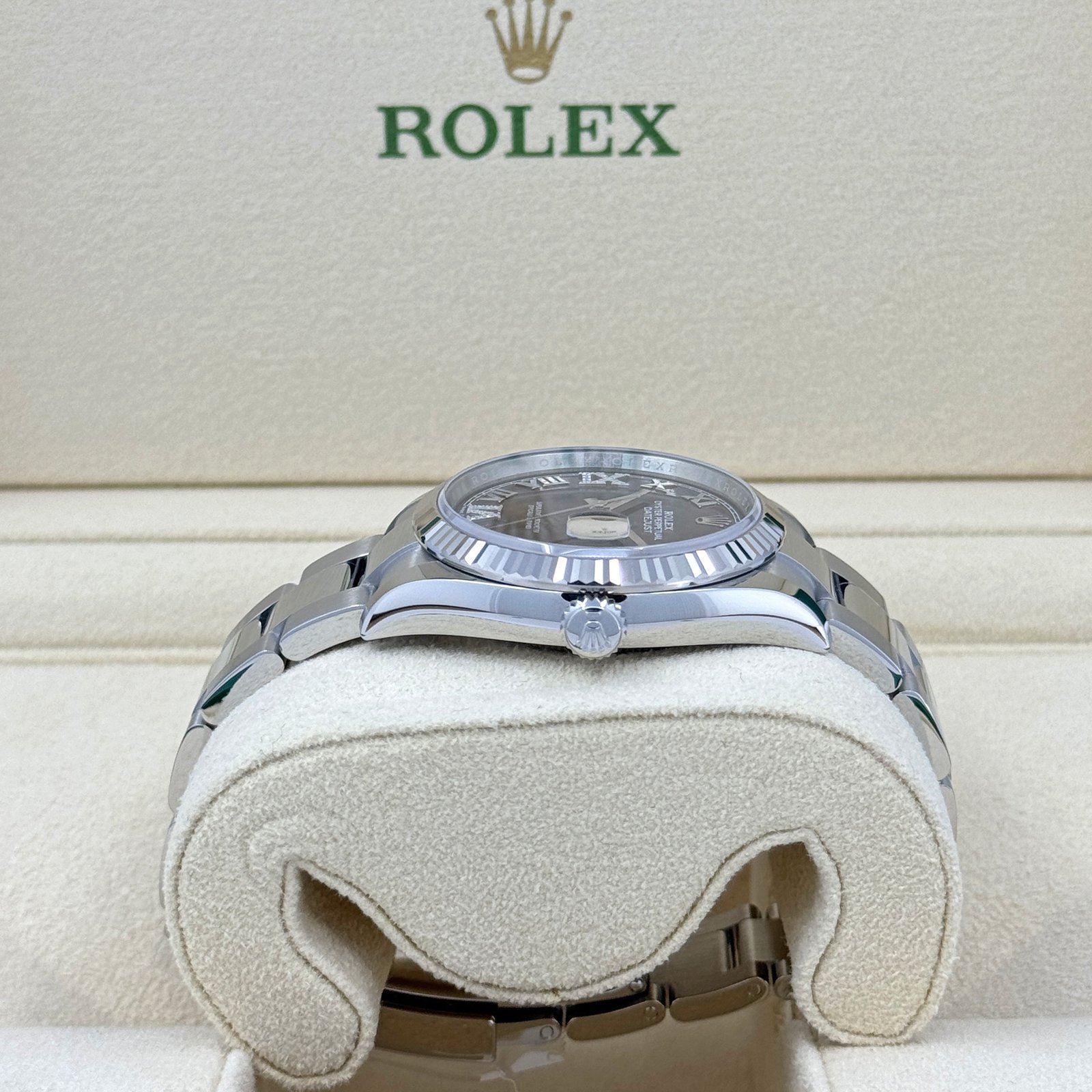 rolex datejust 36, stainless steel and 18k white gold, 36mm, ref# 126234 0022 rolex datejust 36, stainless steel and 18k white gold, 36mm, ref# 126234 0022