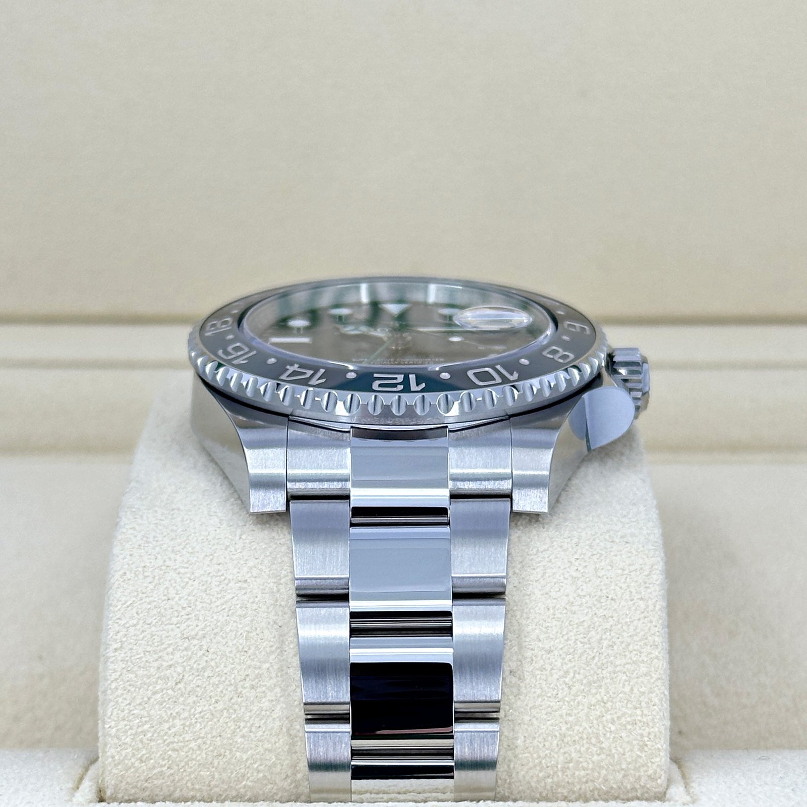unworn rolex gmt master ii, bruce wayne, black, oyster, ref# 126710grnr 0004 unworn rolex gmt master ii, bruce wayne, black, oyster, ref# 126710grnr 0004