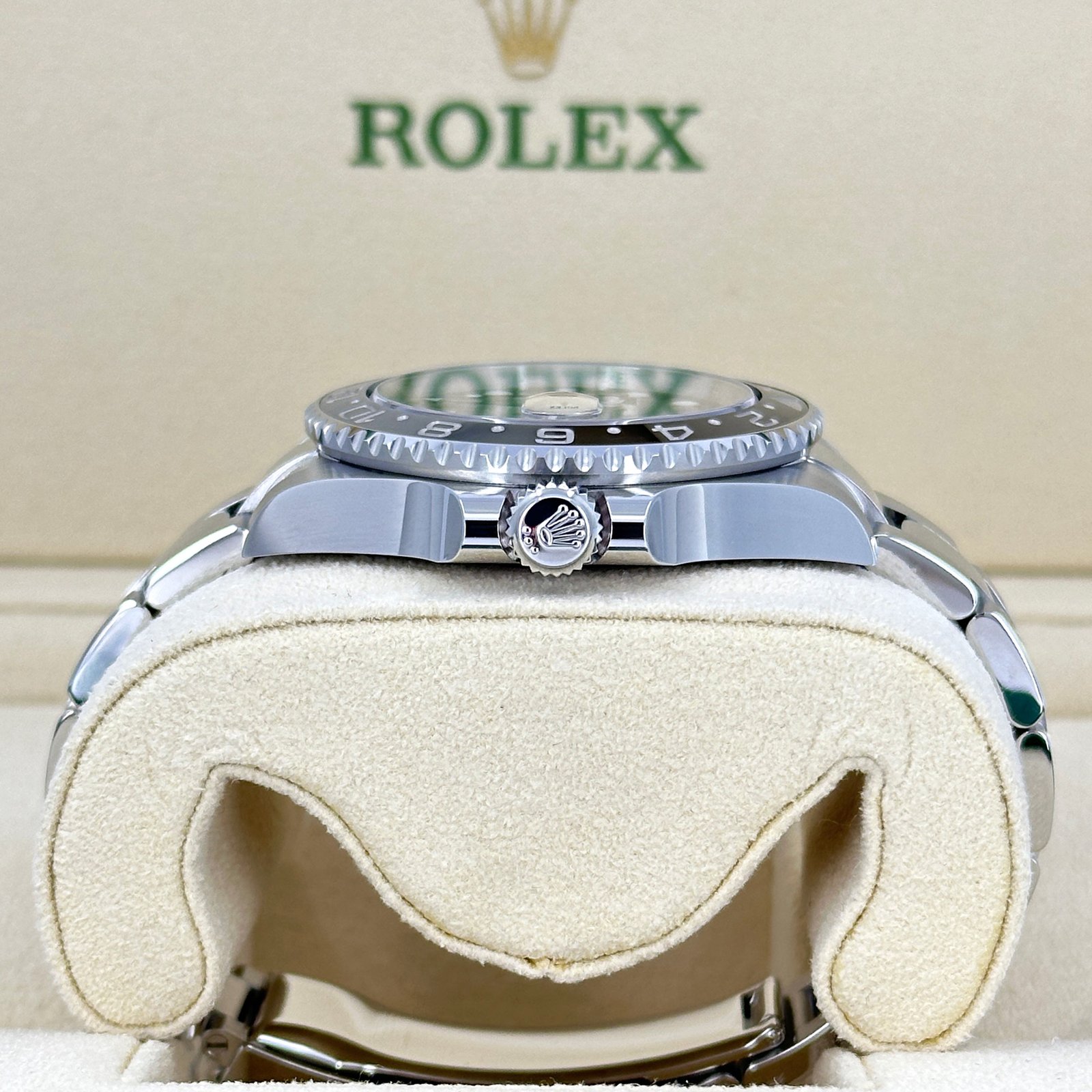 unworn rolex gmt master ii, bruce wayne, black, oyster, ref# 126710grnr 0004 unworn rolex gmt master ii, bruce wayne, black, oyster, ref# 126710grnr 0004