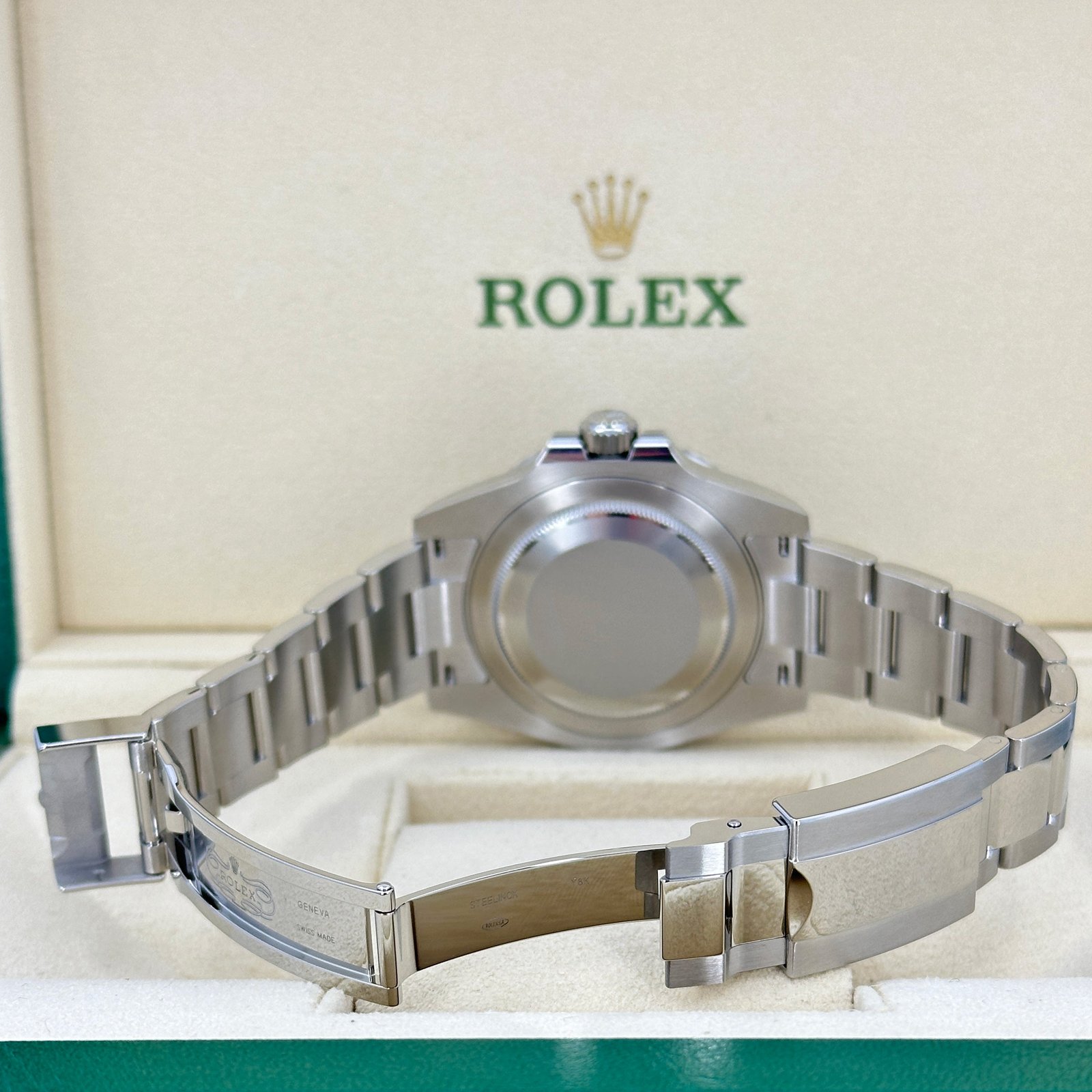 unworn rolex gmt master ii, bruce wayne, black, oyster, ref# 126710grnr 0004 unworn rolex gmt master ii, bruce wayne, black, oyster, ref# 126710grnr 0004